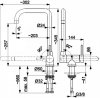ARMATURA KRAKÓW KFA Bateria zlewozmywakowa kuchenna podokienna THETA II INOX 6823-915-22